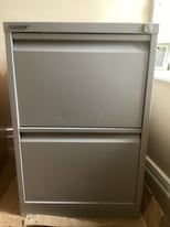 2 Drawer Bisley Filing Cabinet. Good condition