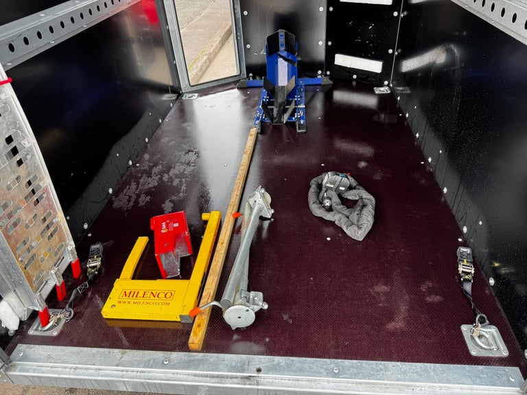 Tickners GT755 2025 Box Trailer with KTM Super Duke 1290 2020