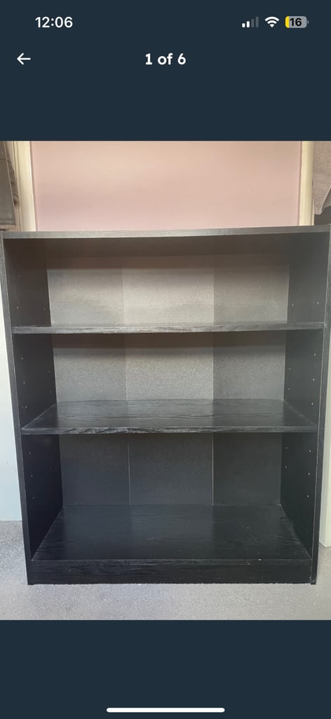 image for Black ash bookcases x 2. BR3 