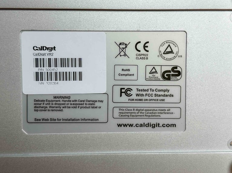 8TB CALDIGIT VR2 Raid 1 hard drive #2