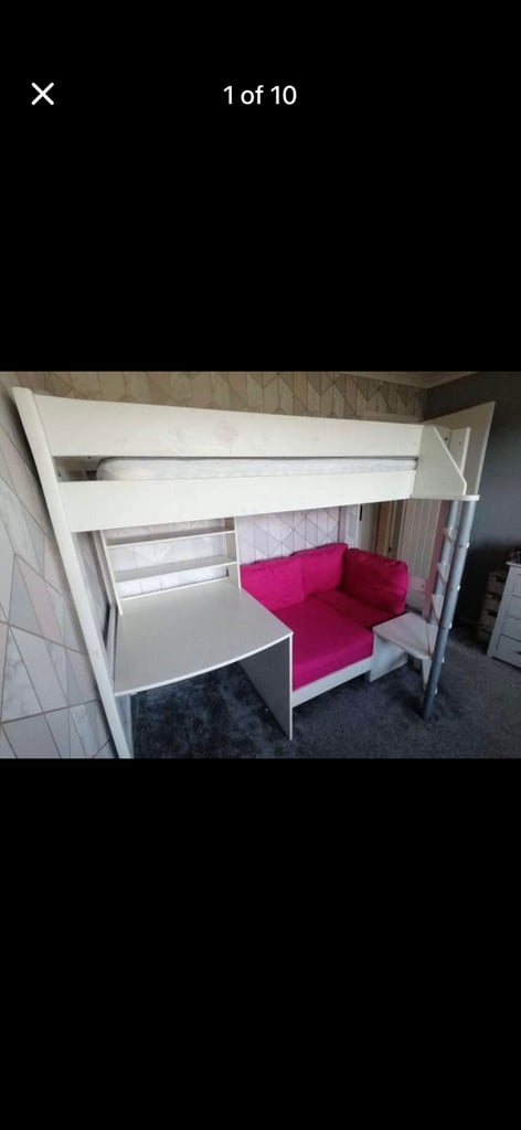 image for Children’s Stompa Higher Sleeper Sofa Bed.