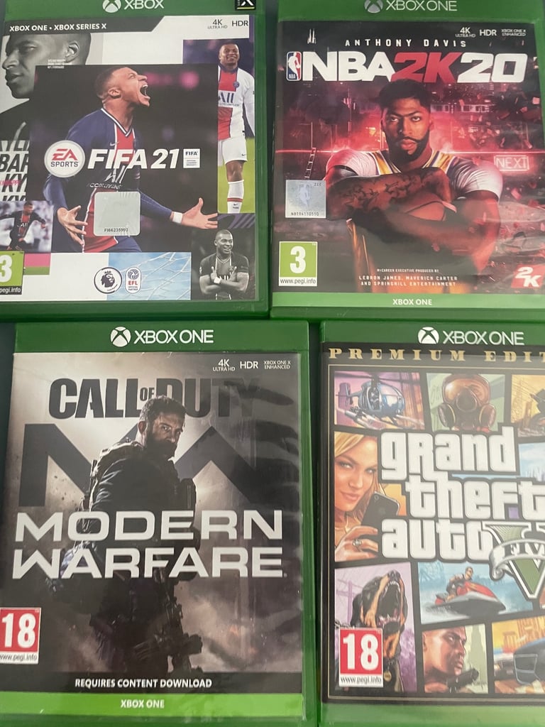 Xbox One X + 4 Games