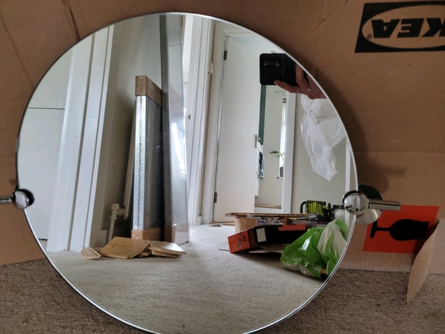 Homebase Round Mirror 45cm Diameter | in Headington, Oxfordshire | Gumtree