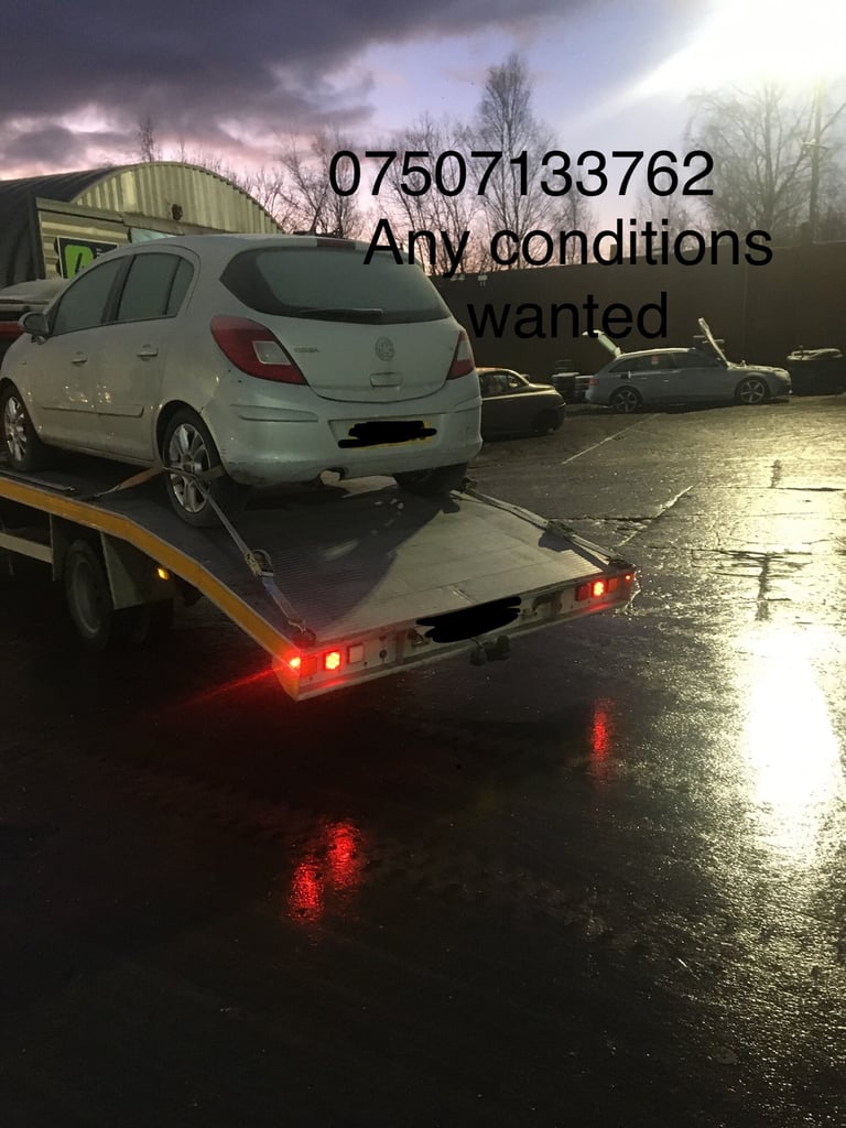 All scrap cars and unwanted vehicles wanted 