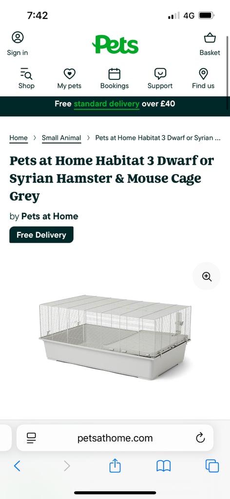 Hamster cage 