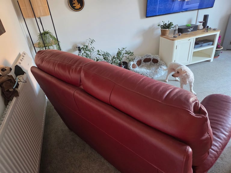 Lay-Boy 2 seater leather sofa