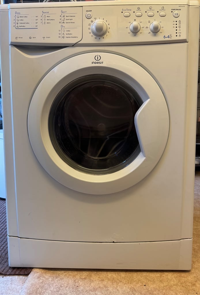 Washer dryer Indesit 6+4Kg
