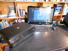 HP Desktop Computer and Printer