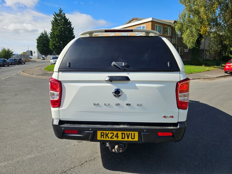 2024 24 KGM MUSSO 2.2 Double Cab Pick Up LWB Saracen Plus Auto Damaged Salvage