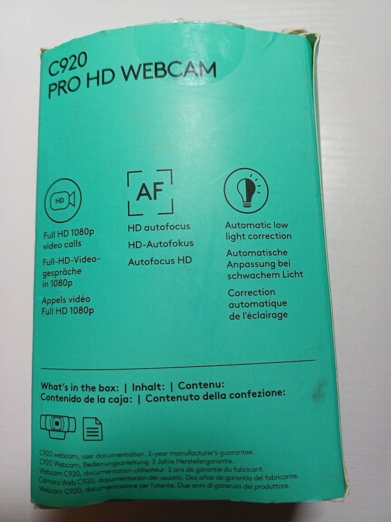 Logitech Pro HD webcam c920