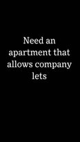 Apartment wanted 