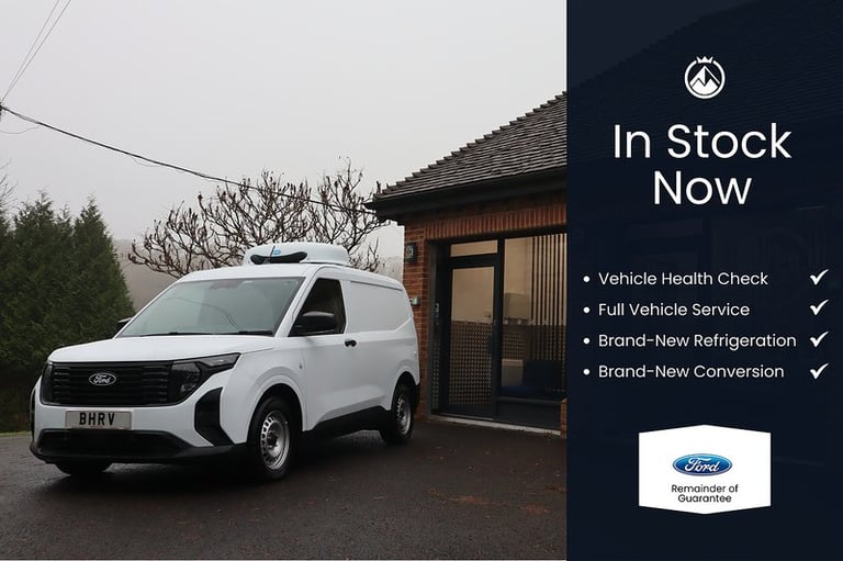  Ford Transit Courier Leader Refrigerated Van Small Fridge Van Diesel Manual