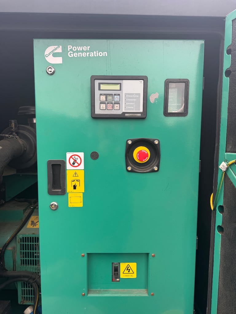 Cummins 60kva trailer generator mounted on a twin axle trailer