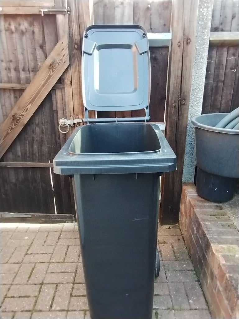 Outdoor Wheelie Bin 180ltr Black
