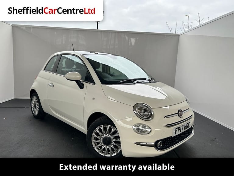 2017 17 FIAT 500 1.2 LOUNGE HATCHBACK 3DR PETROL MANUAL EURO 6 (S/S) (69 BHP)