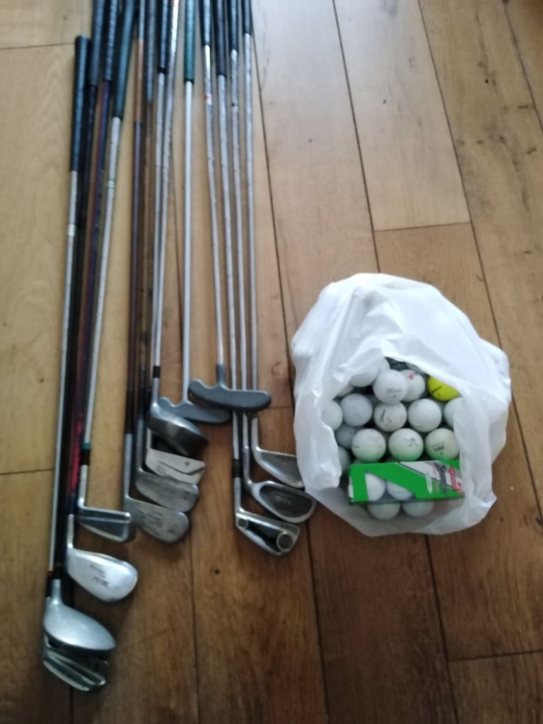 image for Golf balls and clubs 