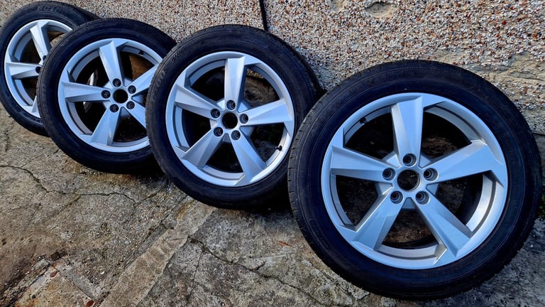 17 inch Audi A4 A5 alloy wheels fit VW caddy and vito vans