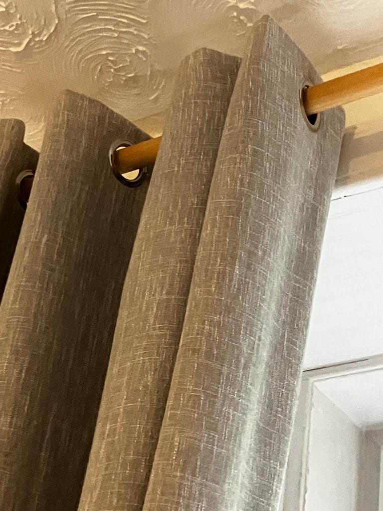 Dark Grey Blackout Curtains
