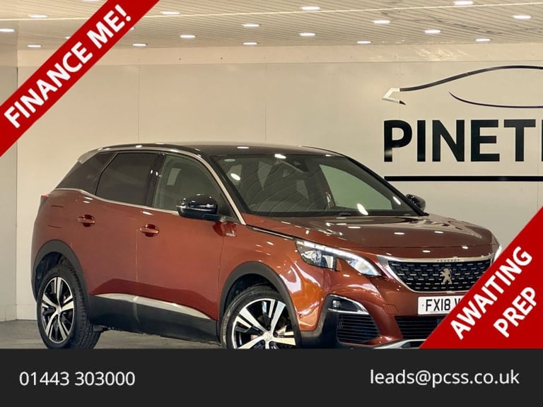 image for 2018 Peugeot 3008 1.6 BlueHDi GT Line SUV 5dr Diesel Manual Euro 6 (s/s) (120 ps) HATCHBACK Diese...