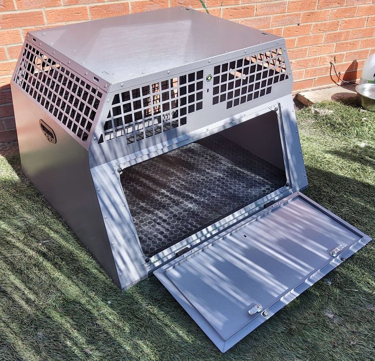 TransK9 ( B18 ) Transport double dog cage (Lockable & Crash Tested) Trans K9