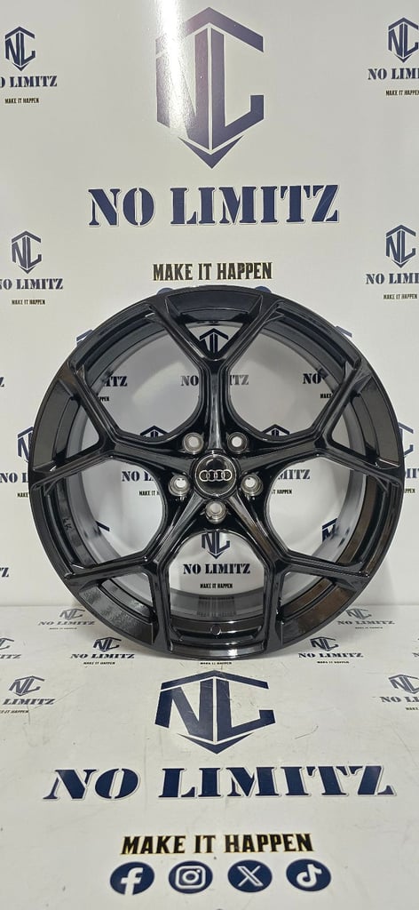 PREMIUM DIVISION BRAND NEW AUDI 19" RS6 RS7 5 Y-SPOKE STYLE ALLOY WHEELS 5x112 GLOSS BLACK