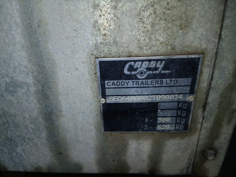 FOR SALE: Caddy Twin Axle 8x4 Trailer – Excellent Condition – £600 (Edinburgh)