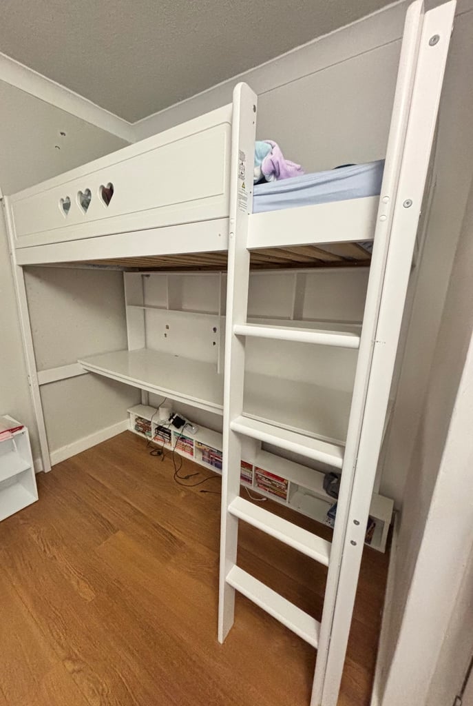 image for Kids bed frame and desk