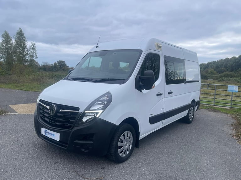 2021 Vauxhall Movano (71) 2.3 CDTI 135 MWB L2 6 SEATER CREW CAB IDEAL CAMPER DAY VAN Crew Van Die...