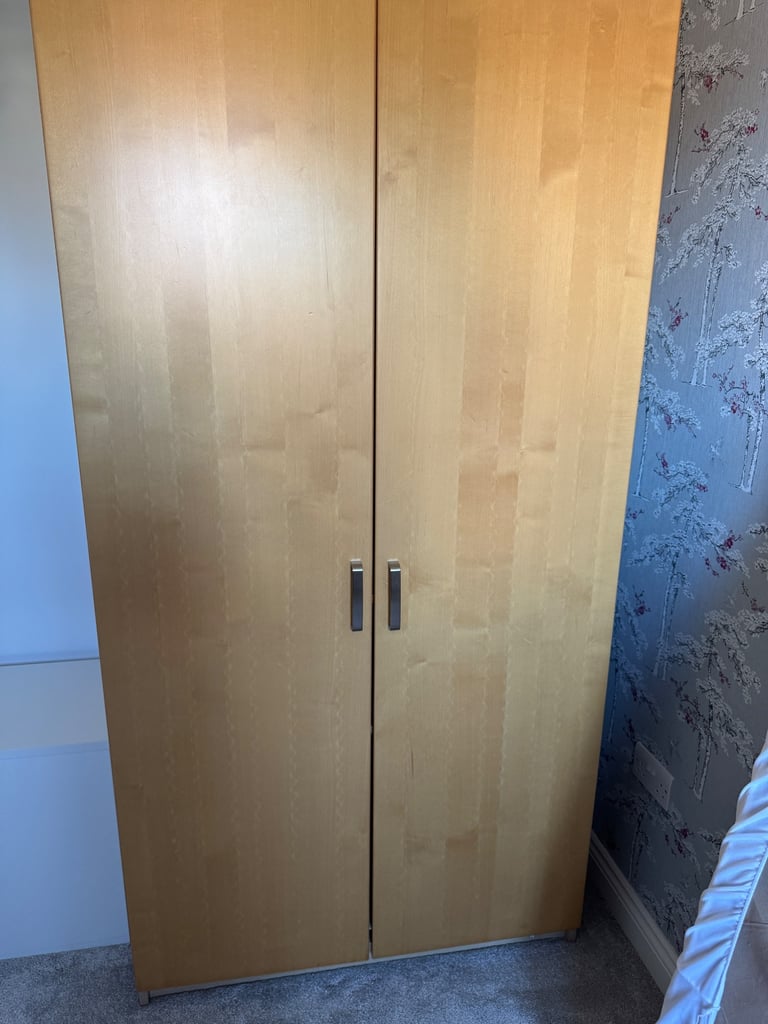 Wooden Double Wardrobe