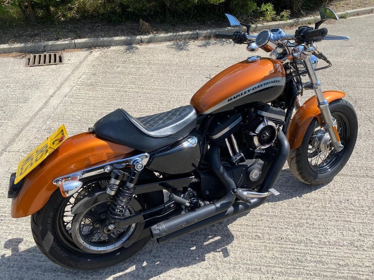 2014 HARLEY DAVIDSON 1200 CUSTOM LIMITED XL CA 14 ORANGE  BLACK SPORTSTER