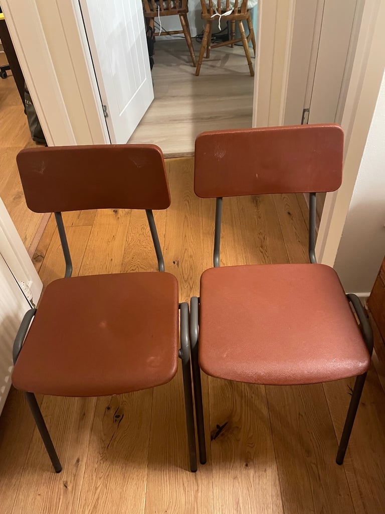 image for Remploy Vintage Stacking Chairs 