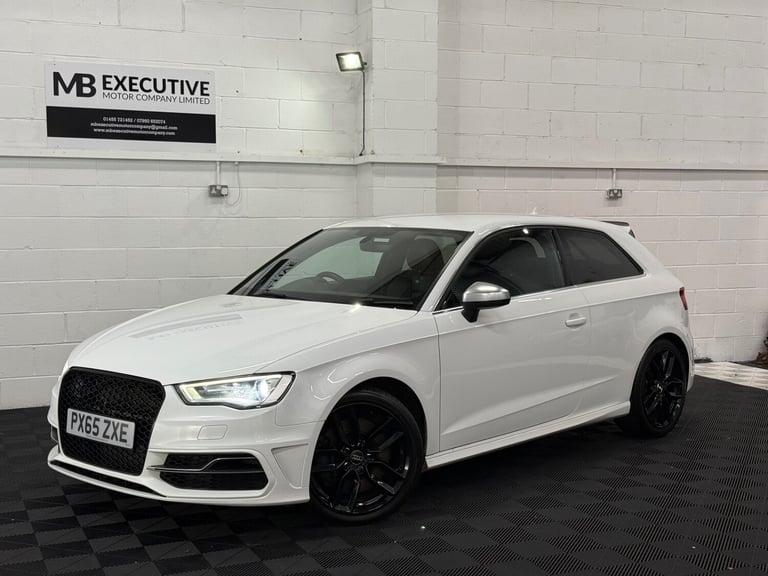 2015 65 AUDI S3 2.0 TFSI QUATTRO NAV 300BHP 4WD 3 DOOR HATCHBACK WHITE EURO 6