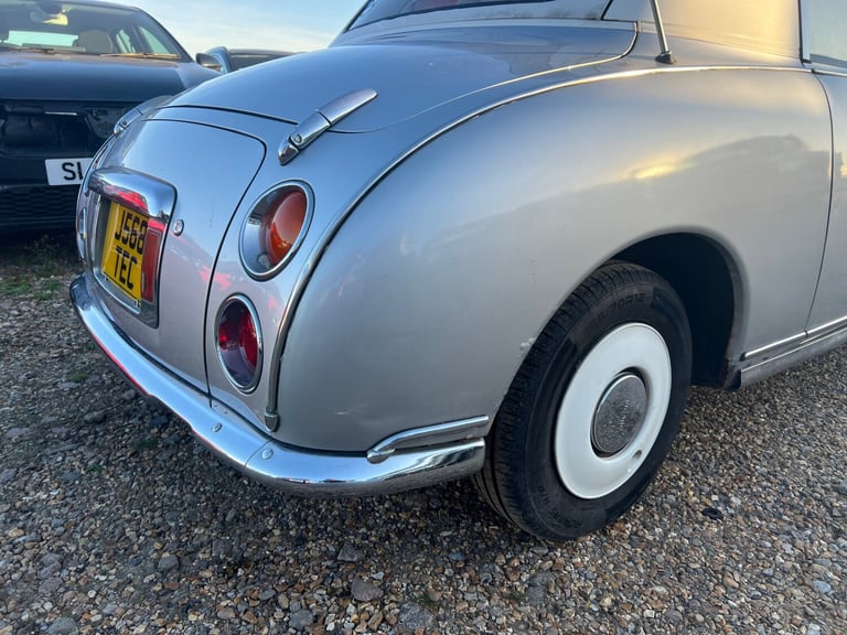 1991 NISSAN FIGARO CONVERTIBLE SILVER AUTOMATIC PETROL SALVAGE DAMAGED REPAI CAT