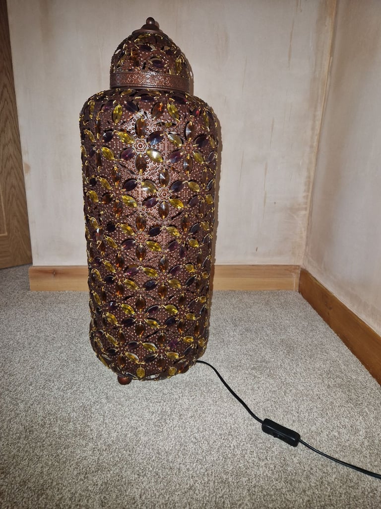 Pair of Moroccan-style lamps