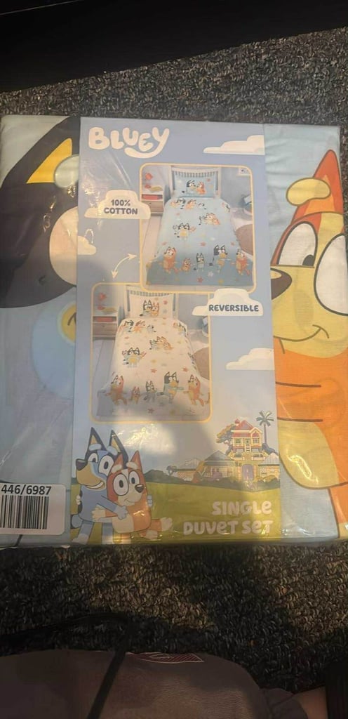 image for Bluey singke duvet cover 