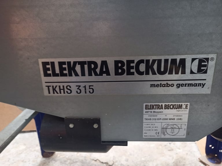 Metabo Elektra Becktum TKHS 315 table saw