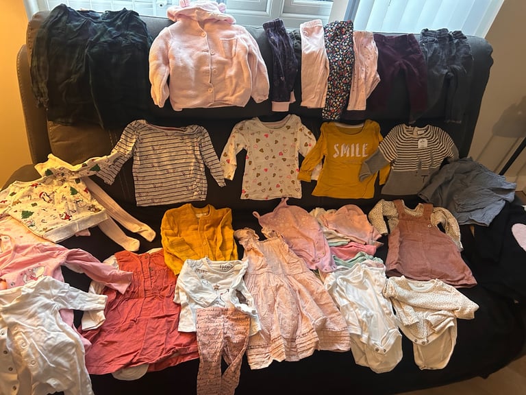 Large bundle baby girl clothes 