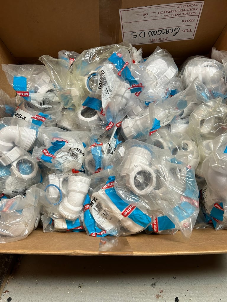 Plumbing stock for sale 