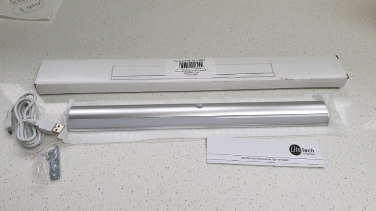 Rechargeable LED cabinet sensor lights x 8