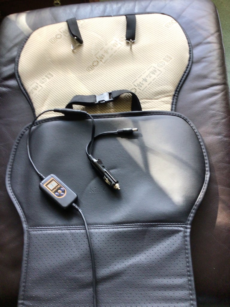 HEATED CAR SEAT COVER/CUSHION -TOP QUALITY KINGLETING BRAND.. EXCELLENT CONDITION.
