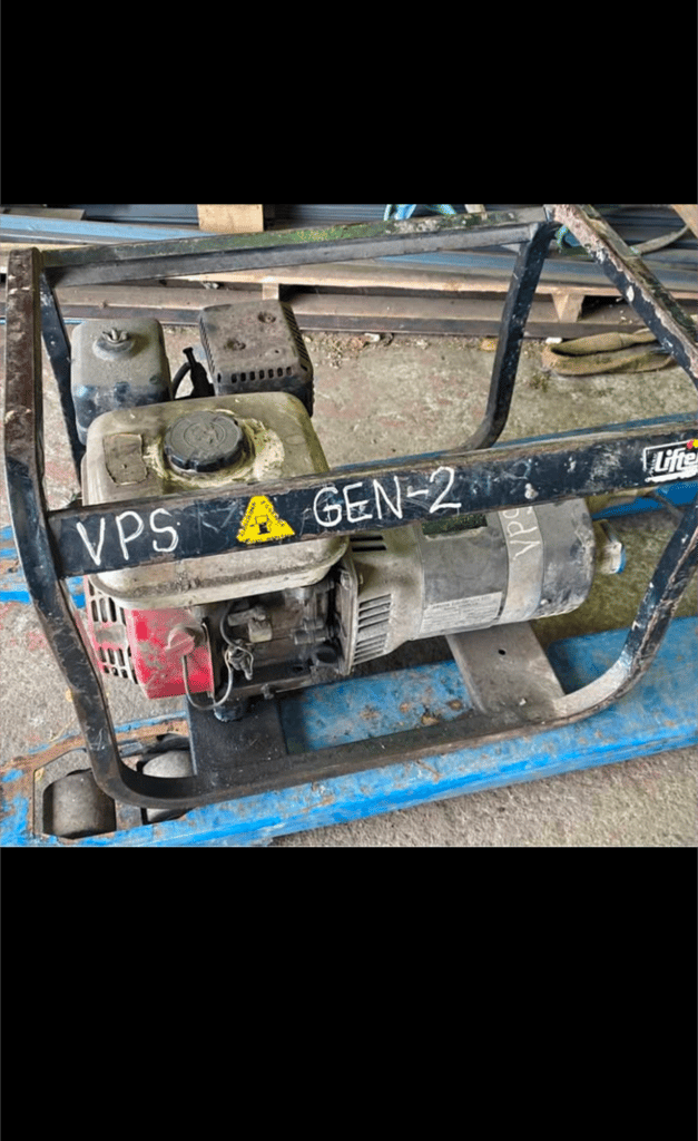 Honda GX200 3.5KVA Petrol Generator, 110V 240V Sockets.