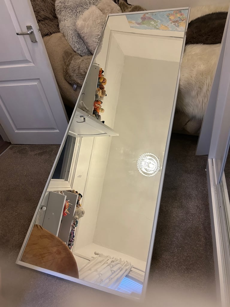 image for Two sliding mirror wardrobe doors
