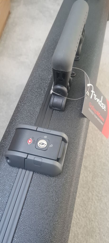 Fender guitar case