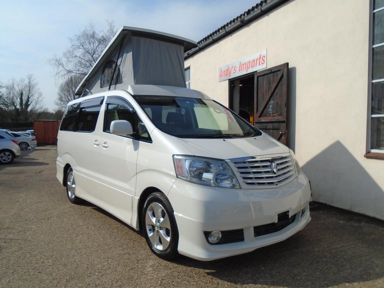  2007 TOYOTA ALPHARD CAMPER VAN ,MOTORHOME,~OFF GRID SOLAR PANEL~~ULEZ COMPLIANT