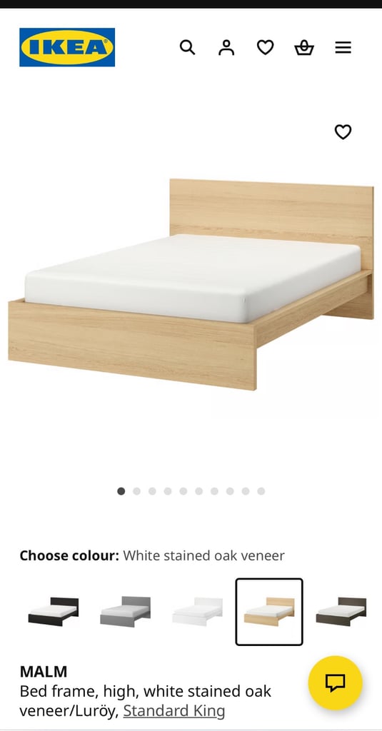 image for IKEA KING SIZE BED FRAME