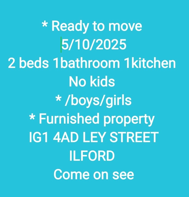 image for Bedroom flat for rent 