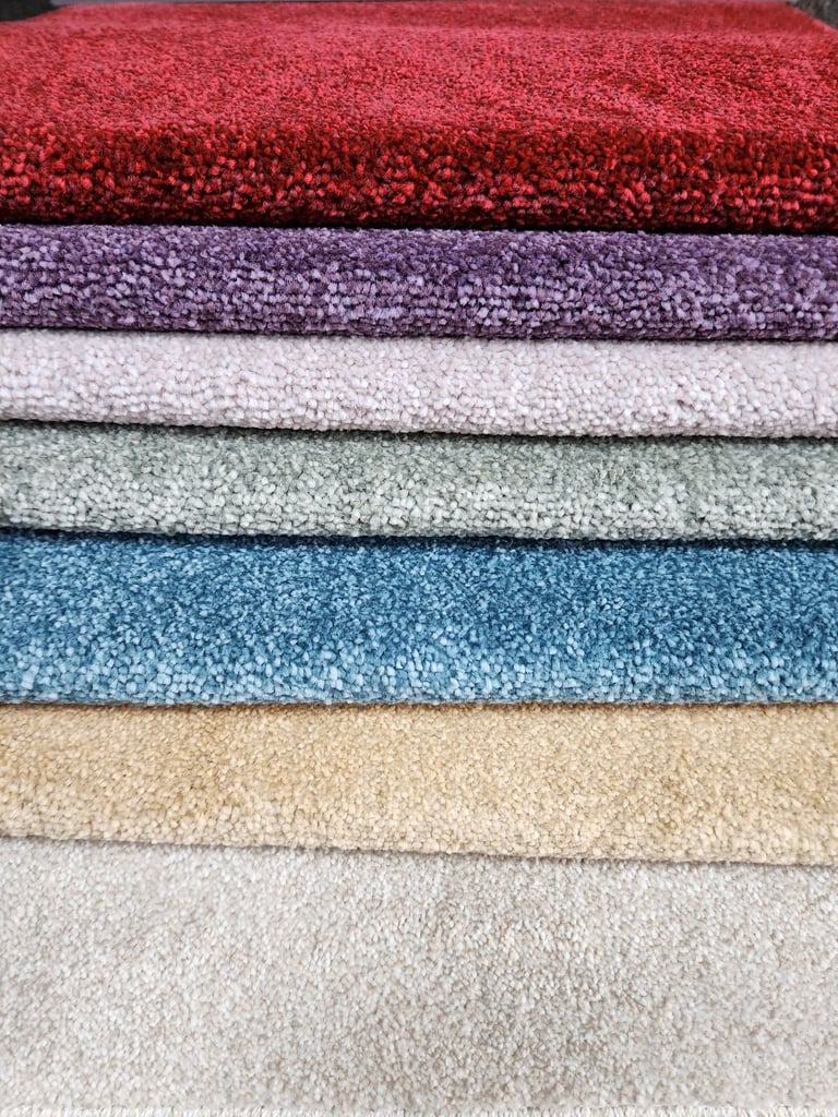 Carpet, laminate flooring, vinyl.