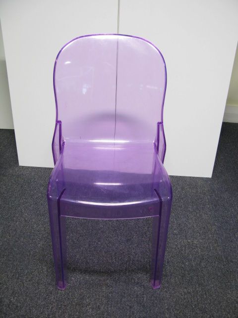 image for Plastic Chair . Purple colour