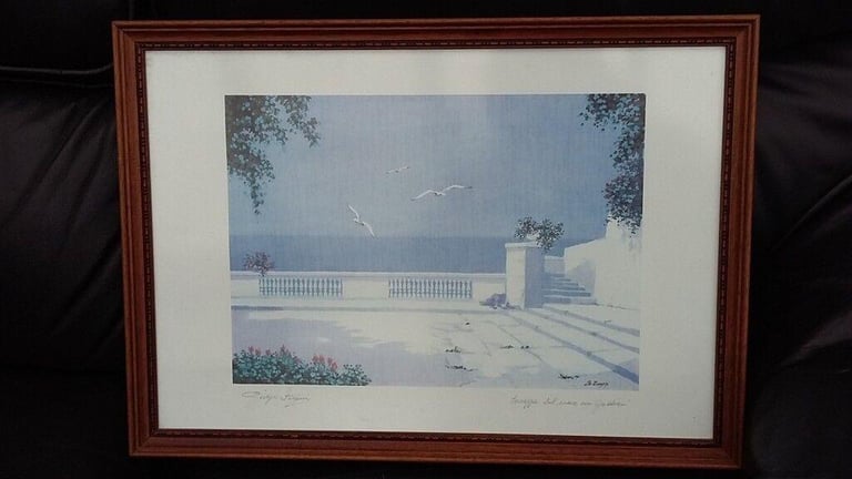 Set of 5 Georgio Zuppini framed & signed lithographs - £180 or as priced individually