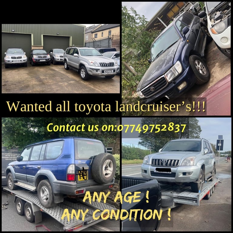 image for ALL TOYOTA LAND CRUISERS BOUGHT!!!! TOP PRICES PAID!!!!